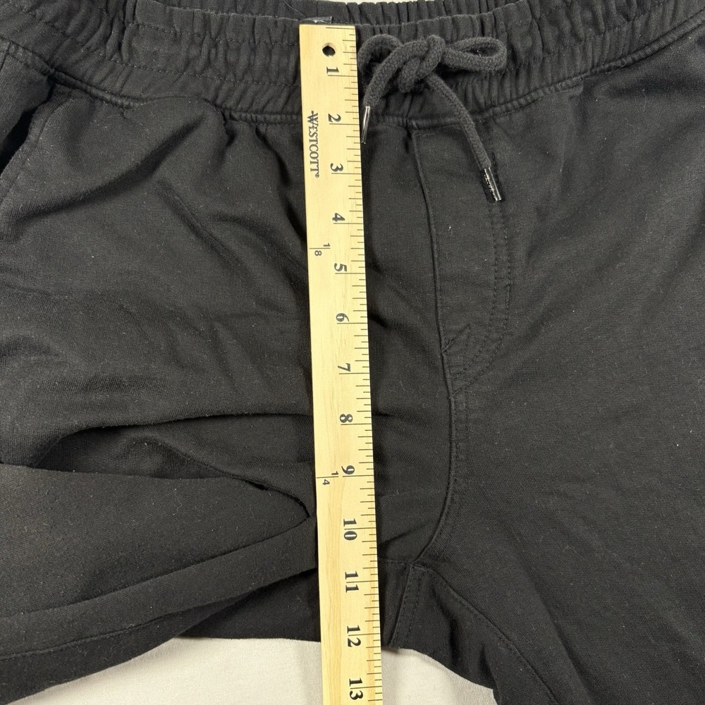 Volcom Stone Fleece Jogger Sweatpants Mens Medium Black Drawstring Graphic Logo - Picture 12 of 14